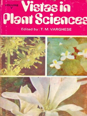cover image of Vistas in plant sciences Special volume in plant morphology